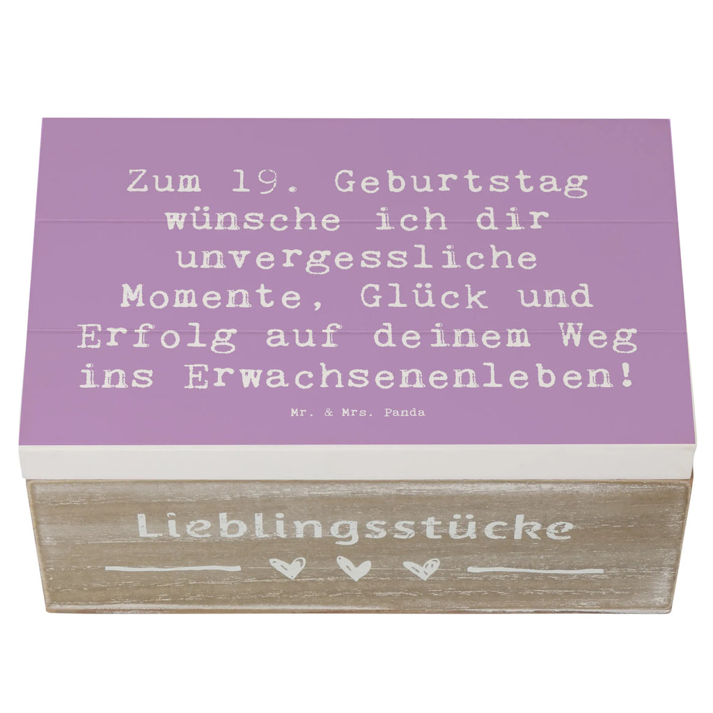 Wooden chest Saying Zum 19. Geburtstag wünsche ich dir unvergessliche Momente, Glück und Erfolg auf deinem Weg ins Erwachsenenleben! Schatzkiste, Truhe, Geschenkdose, Aufbewahrungsbox, Kiste, Geschenkbox, Erinnerungskiste, Holzkiste, Schatulle, Erinnerungsbox, XXL, Dekokiste, Geburtstag, Geburtstagsgeschenk, Geschenk