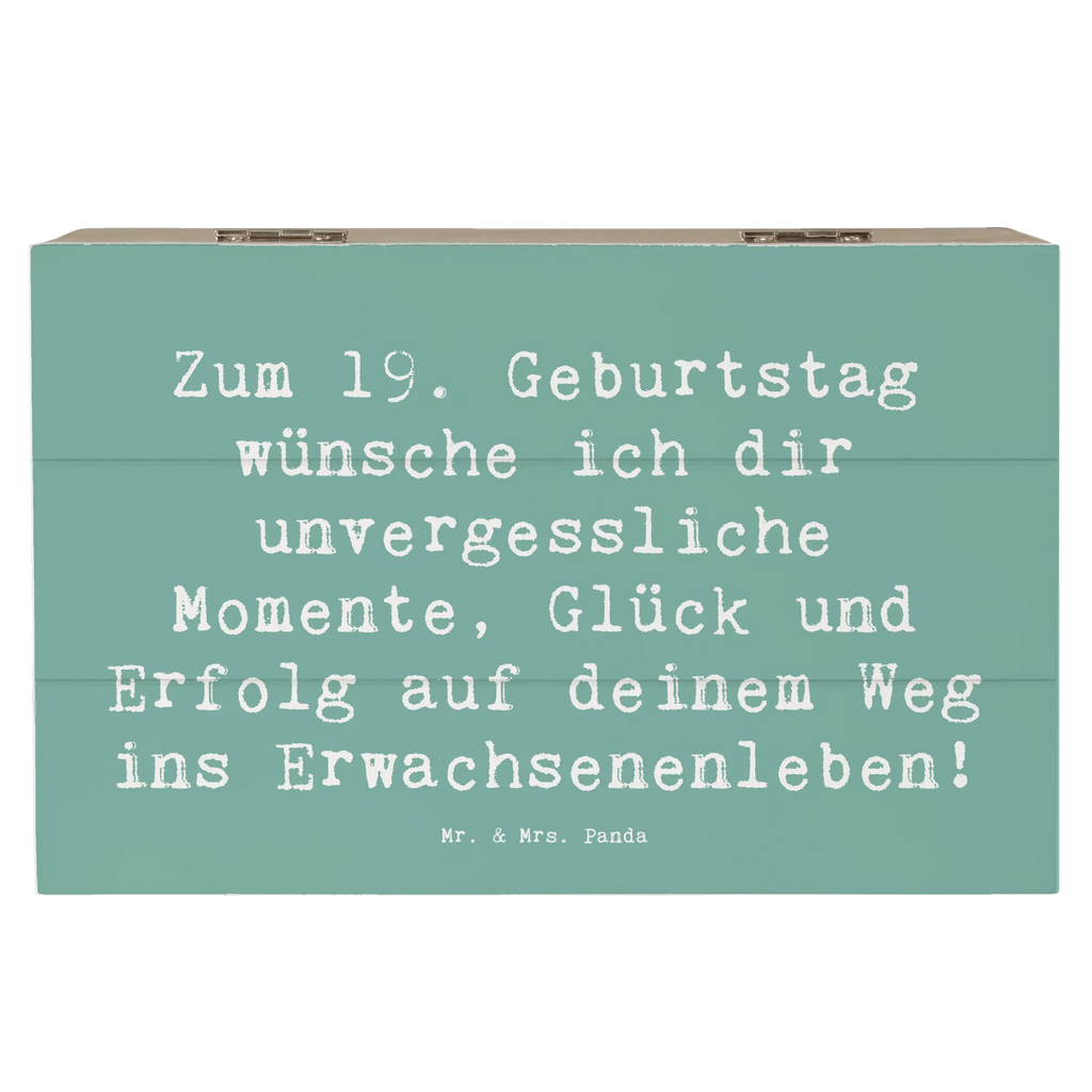 Wooden chest Saying Zum 19. Geburtstag wünsche ich dir unvergessliche Momente, Glück und Erfolg auf deinem Weg ins Erwachsenenleben! Schatzkiste, Truhe, Geschenkdose, Aufbewahrungsbox, Kiste, Geschenkbox, Erinnerungskiste, Holzkiste, Schatulle, Erinnerungsbox, XXL, Dekokiste, Geburtstag, Geburtstagsgeschenk, Geschenk