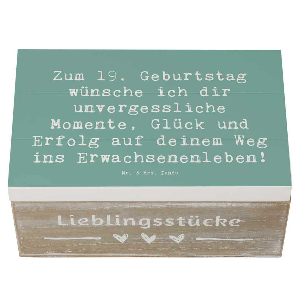 Wooden chest Saying Zum 19. Geburtstag wünsche ich dir unvergessliche Momente, Glück und Erfolg auf deinem Weg ins Erwachsenenleben! Schatzkiste, Truhe, Geschenkdose, Aufbewahrungsbox, Kiste, Geschenkbox, Erinnerungskiste, Holzkiste, Schatulle, Erinnerungsbox, XXL, Dekokiste, Geburtstag, Geburtstagsgeschenk, Geschenk