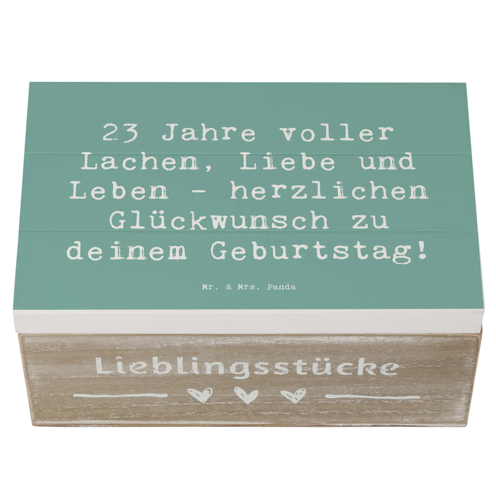 Holzkiste Spruch 23. Geburtstag Geschenkbox, Schatulle, Kiste, Holzkiste, XXL, Erinnerungskiste, Aufbewahrungsbox, Geschenkdose, Schatzkiste, Dekokiste, Truhe, Erinnerungsbox, Geburtstag, Geburtstagsgeschenk, Geschenk