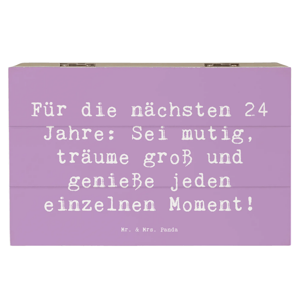 Holzkiste Spruch 24. Geburtstag Mutig Träumen Schatzkiste, Schatulle, Holzkiste, Geschenkbox, Geschenkdose, Erinnerungsbox, Erinnerungskiste, Kiste, Dekokiste, XXL, Truhe, Aufbewahrungsbox, Geburtstag, Geburtstagsgeschenk, Geschenk