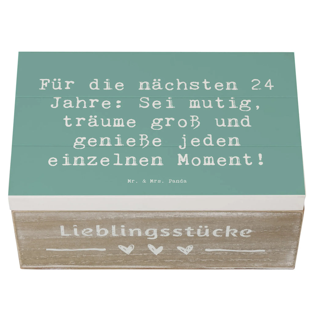 Holzkiste Spruch 24. Geburtstag Mutig Träumen Schatzkiste, Schatulle, Holzkiste, Geschenkbox, Geschenkdose, Erinnerungsbox, Erinnerungskiste, Kiste, Dekokiste, XXL, Truhe, Aufbewahrungsbox, Geburtstag, Geburtstagsgeschenk, Geschenk