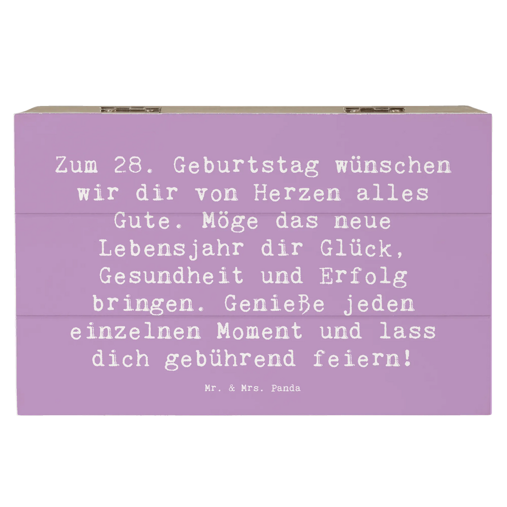 Holzkiste Spruch 28. Geburtstag Dekokiste, Geschenkdose, Geschenkbox, Erinnerungskiste, Schatulle, Schatzkiste, Erinnerungsbox, Aufbewahrungsbox, Holzkiste, XXL, Truhe, Kiste, Geburtstag, Geburtstagsgeschenk, Geschenk