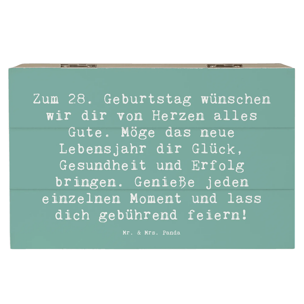 Holzkiste Spruch 28. Geburtstag Dekokiste, Geschenkdose, Geschenkbox, Erinnerungskiste, Schatulle, Schatzkiste, Erinnerungsbox, Aufbewahrungsbox, Holzkiste, XXL, Truhe, Kiste, Geburtstag, Geburtstagsgeschenk, Geschenk