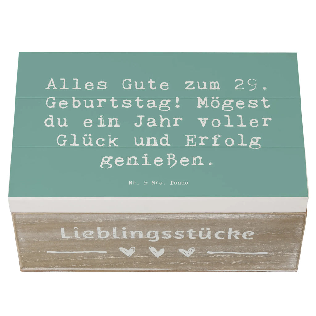 Holzkiste Spruch 29. Geburtstag Schatulle, Erinnerungskiste, Kiste, Schatzkiste, Geschenkbox, Holzkiste, Truhe, Erinnerungsbox, XXL, Dekokiste, Geschenkdose, Aufbewahrungsbox, Geburtstag, Geburtstagsgeschenk, Geschenk