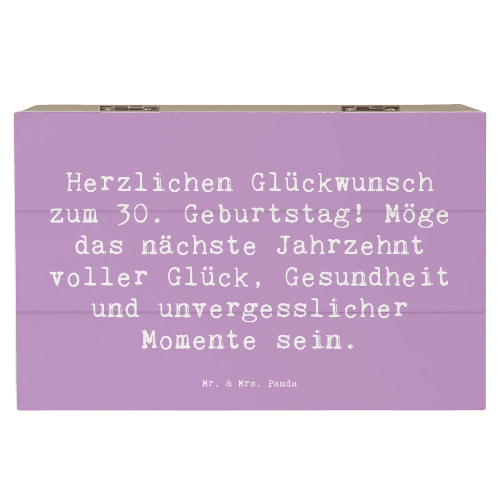 Holzkiste Spruch 30. Geburtstag Feier Schatulle, Erinnerungskiste, Geschenkbox, Aufbewahrungsbox, Kiste, Schatzkiste, Truhe, Erinnerungsbox, Holzkiste, Dekokiste, Geschenkdose, XXL, Geburtstag, Geburtstagsgeschenk, Geschenk
