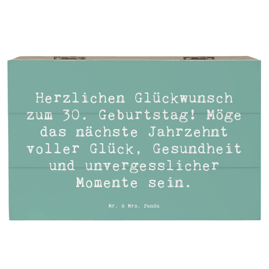Holzkiste Spruch 30. Geburtstag Feier Schatulle, Erinnerungskiste, Geschenkbox, Aufbewahrungsbox, Kiste, Schatzkiste, Truhe, Erinnerungsbox, Holzkiste, Dekokiste, Geschenkdose, XXL, Geburtstag, Geburtstagsgeschenk, Geschenk