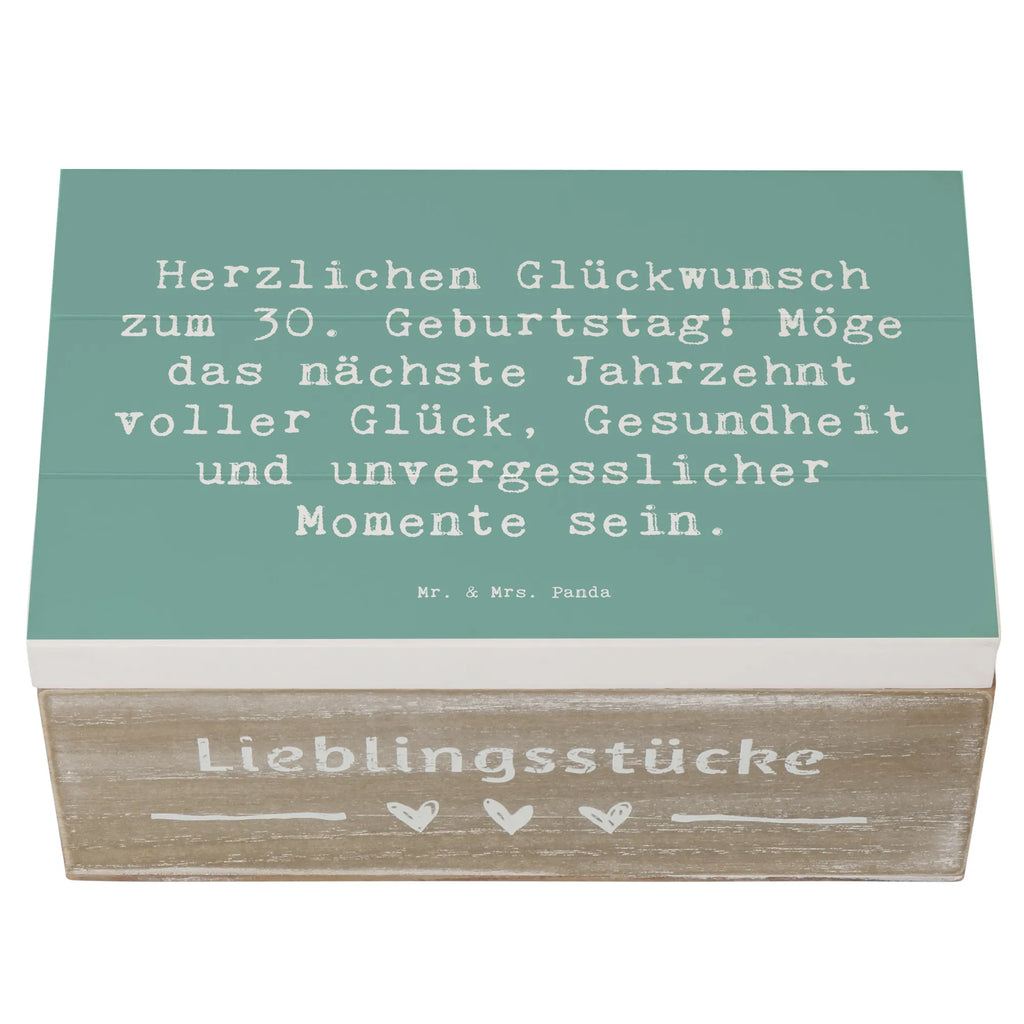 Holzkiste Spruch 30. Geburtstag Feier Schatulle, Erinnerungskiste, Geschenkbox, Aufbewahrungsbox, Kiste, Schatzkiste, Truhe, Erinnerungsbox, Holzkiste, Dekokiste, Geschenkdose, XXL, Geburtstag, Geburtstagsgeschenk, Geschenk
