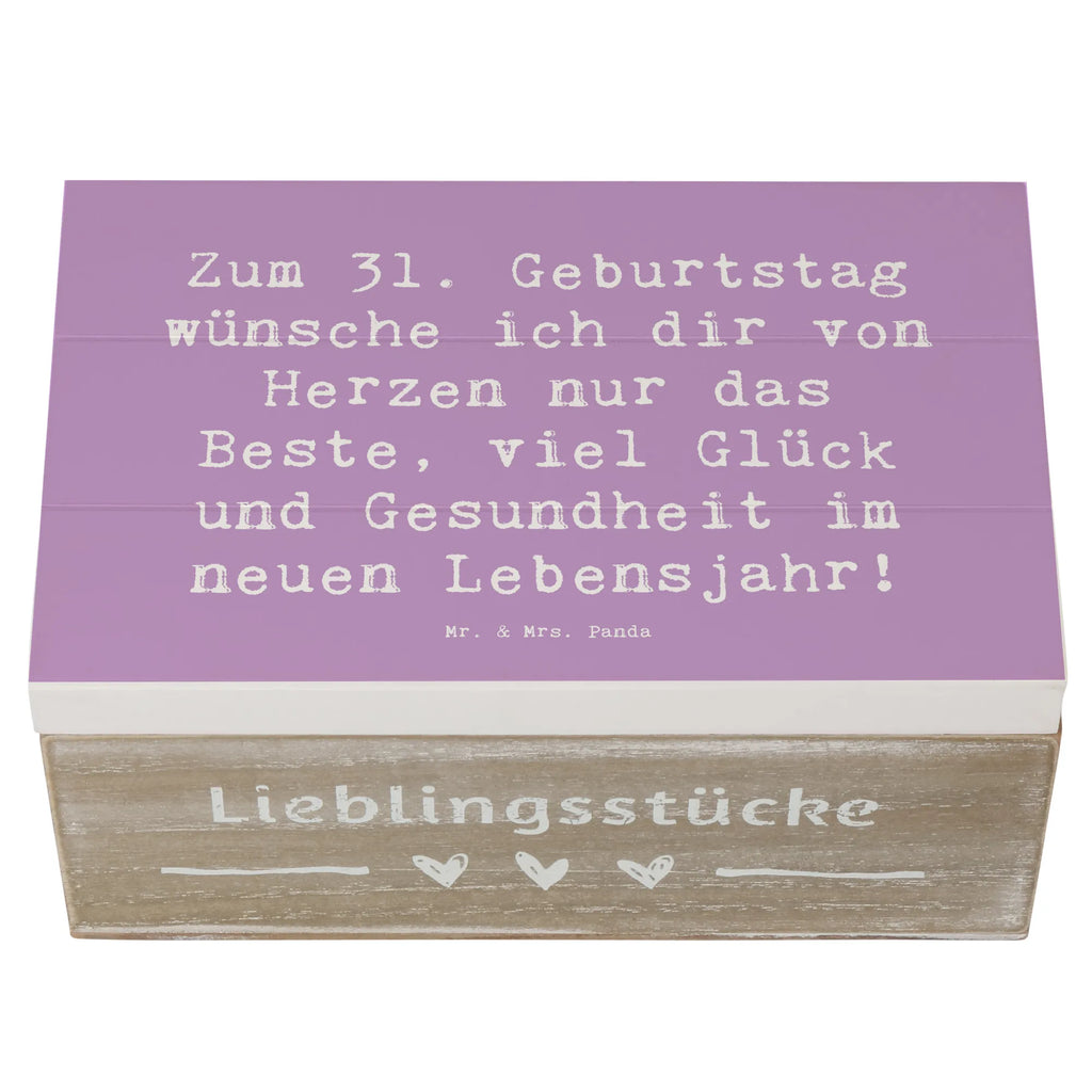 Holzkiste Spruch 31. Geburtstag Liebe Wünsche Geschenkdose, Schatzkiste, Schatulle, Erinnerungsbox, Holzkiste, Erinnerungskiste, Truhe, Kiste, Aufbewahrungsbox, Geschenkbox, XXL, Dekokiste, Geburtstag, Geburtstagsgeschenk, Geschenk