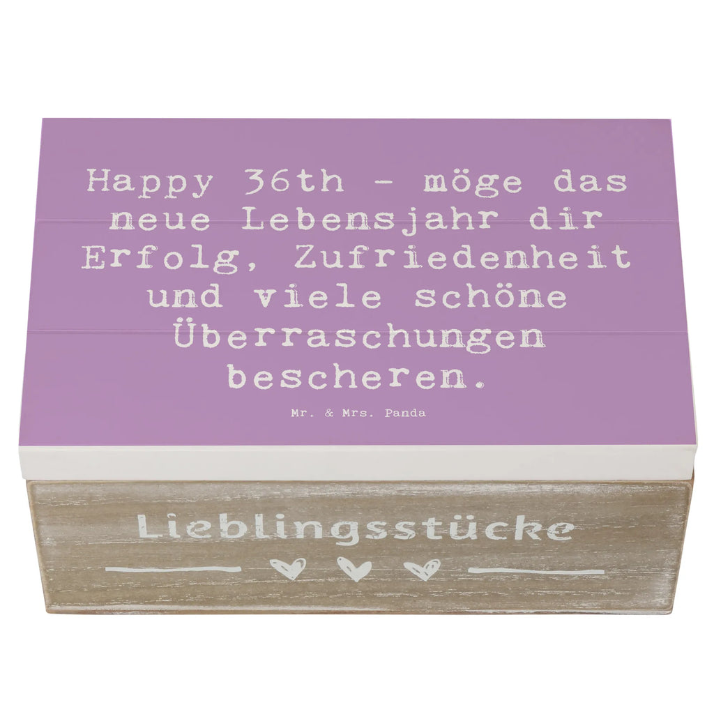 Holzkiste Spruch 36. Geburtstag Segen Dekokiste, Erinnerungsbox, Aufbewahrungsbox, Schatulle, Geschenkbox, Truhe, XXL, Geschenkdose, Holzkiste, Kiste, Erinnerungskiste, Schatzkiste, Geburtstag, Geburtstagsgeschenk, Geschenk