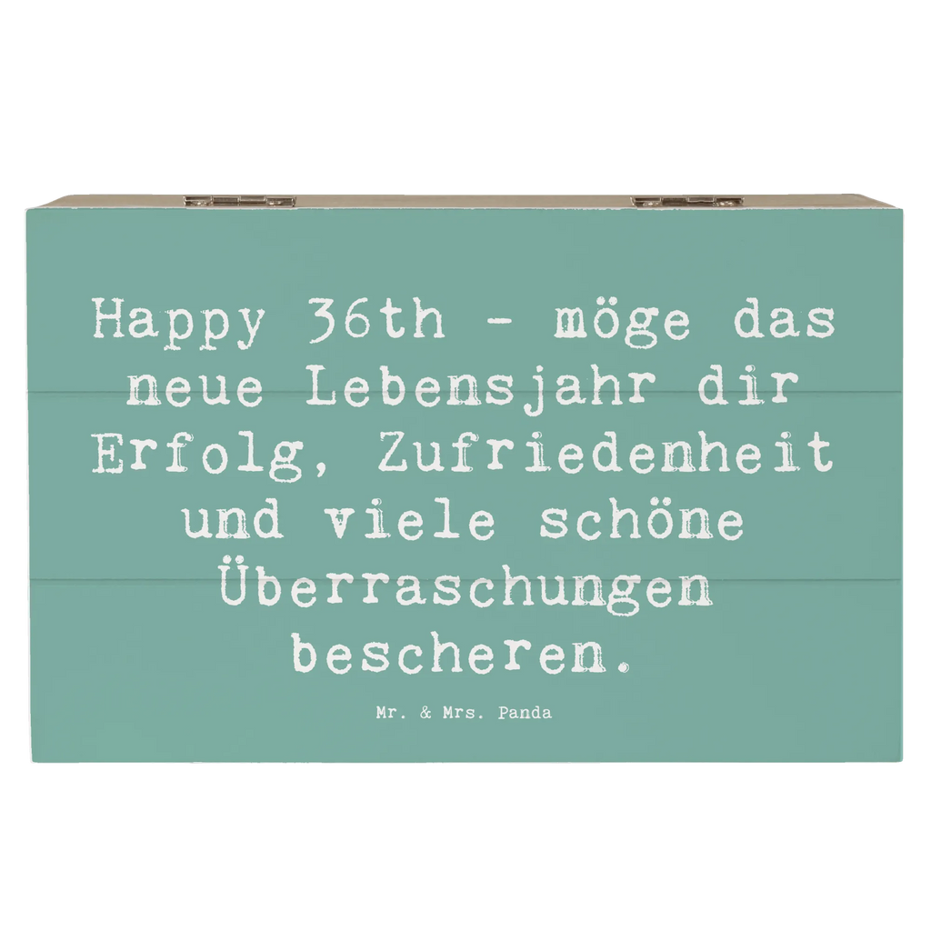 Holzkiste Spruch 36. Geburtstag Segen Dekokiste, Erinnerungsbox, Aufbewahrungsbox, Schatulle, Geschenkbox, Truhe, XXL, Geschenkdose, Holzkiste, Kiste, Erinnerungskiste, Schatzkiste, Geburtstag, Geburtstagsgeschenk, Geschenk