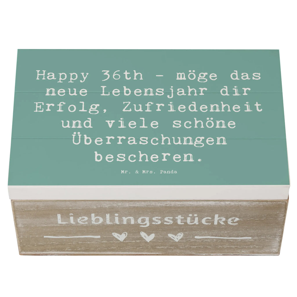 Holzkiste Spruch 36. Geburtstag Segen Dekokiste, Erinnerungsbox, Aufbewahrungsbox, Schatulle, Geschenkbox, Truhe, XXL, Geschenkdose, Holzkiste, Kiste, Erinnerungskiste, Schatzkiste, Geburtstag, Geburtstagsgeschenk, Geschenk