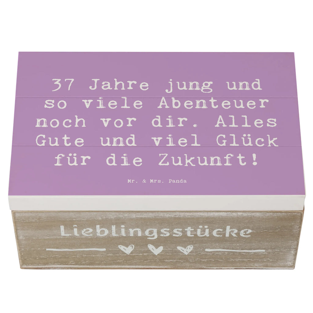 Holzkiste Spruch 37. Geburtstag Abenteuer Dekokiste, Erinnerungsbox, Geschenkdose, Truhe, Schatulle, XXL, Kiste, Schatzkiste, Holzkiste, Erinnerungskiste, Aufbewahrungsbox, Geschenkbox, Geburtstag, Geburtstagsgeschenk, Geschenk
