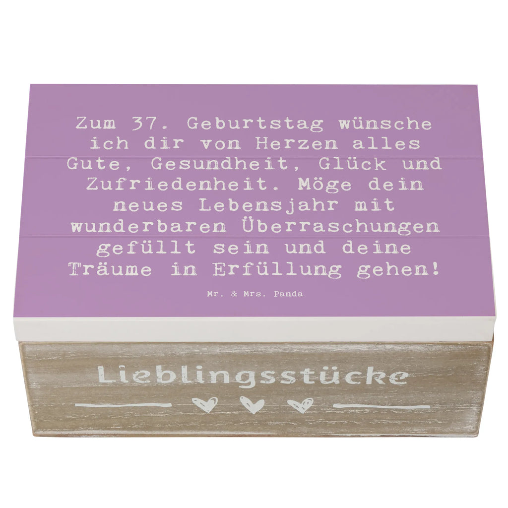 Holzkiste Spruch 37. Geburtstag Grüße Geschenkbox, Schatzkiste, Truhe, Erinnerungskiste, Aufbewahrungsbox, Erinnerungsbox, Schatulle, Kiste, Dekokiste, XXL, Holzkiste, Geschenkdose, Geburtstag, Geburtstagsgeschenk, Geschenk
