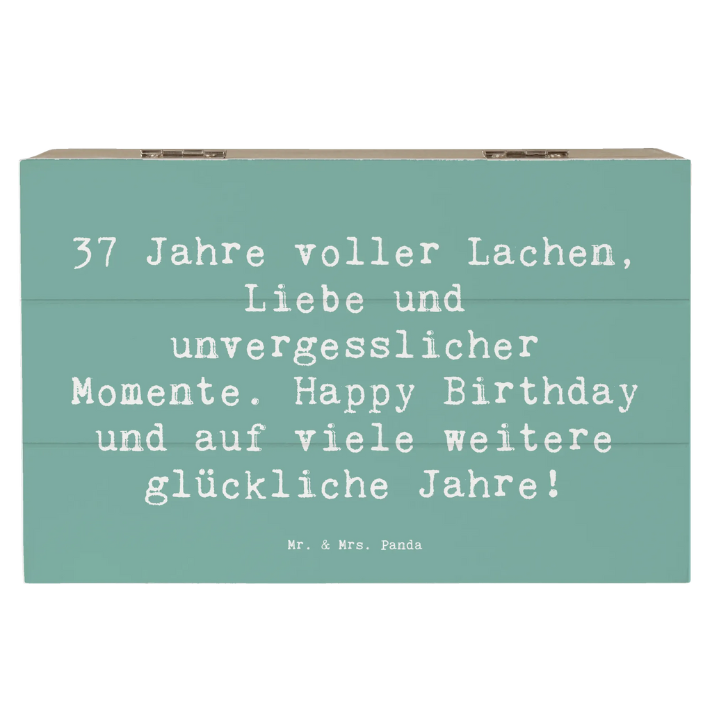 Holzkiste Spruch 37. Geburtstag Schatzkiste, Truhe, Erinnerungskiste, Holzkiste, Dekokiste, XXL, Erinnerungsbox, Aufbewahrungsbox, Geschenkdose, Kiste, Schatulle, Geschenkbox, Geburtstag, Geburtstagsgeschenk, Geschenk