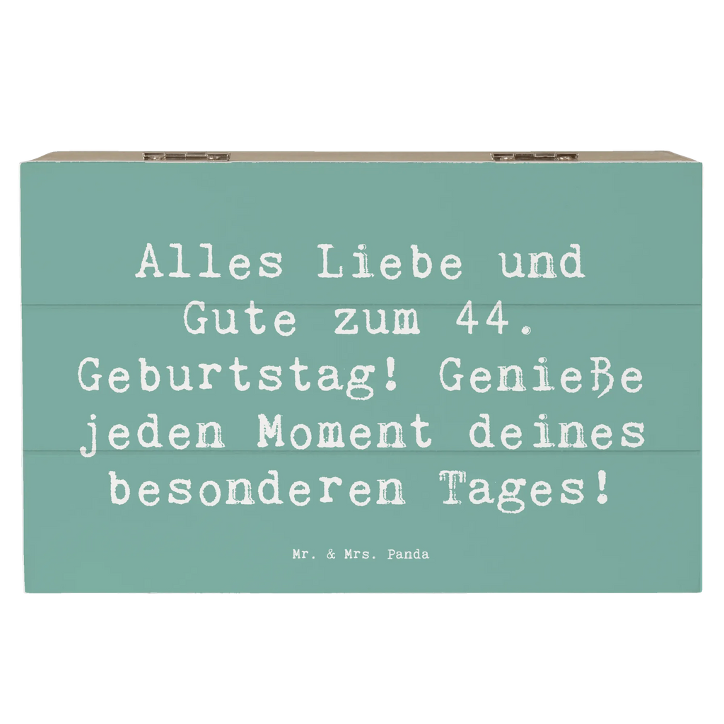 Holzkiste Spruch 44. Geburtstag Geschenkdose, Erinnerungsbox, Geschenkbox, Schatulle, Truhe, XXL, Schatzkiste, Kiste, Erinnerungskiste, Dekokiste, Holzkiste, Aufbewahrungsbox, Geburtstag, Geburtstagsgeschenk, Geschenk