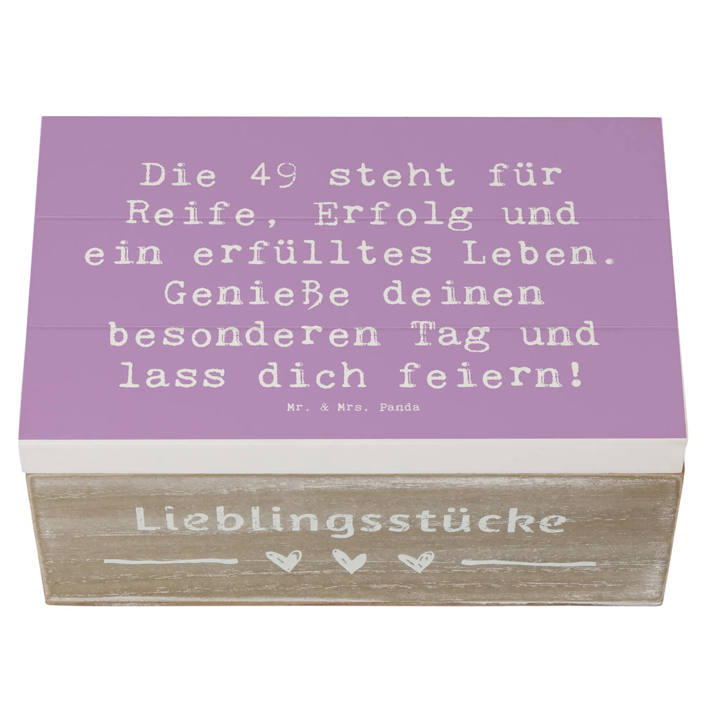 Holzkiste Spruch 49. Geburtstag Erinnerungsbox, Holzkiste, Geschenkbox, Geschenkdose, Erinnerungskiste, Truhe, Schatzkiste, XXL, Dekokiste, Schatulle, Kiste, Aufbewahrungsbox, Geburtstag, Geburtstagsgeschenk, Geschenk