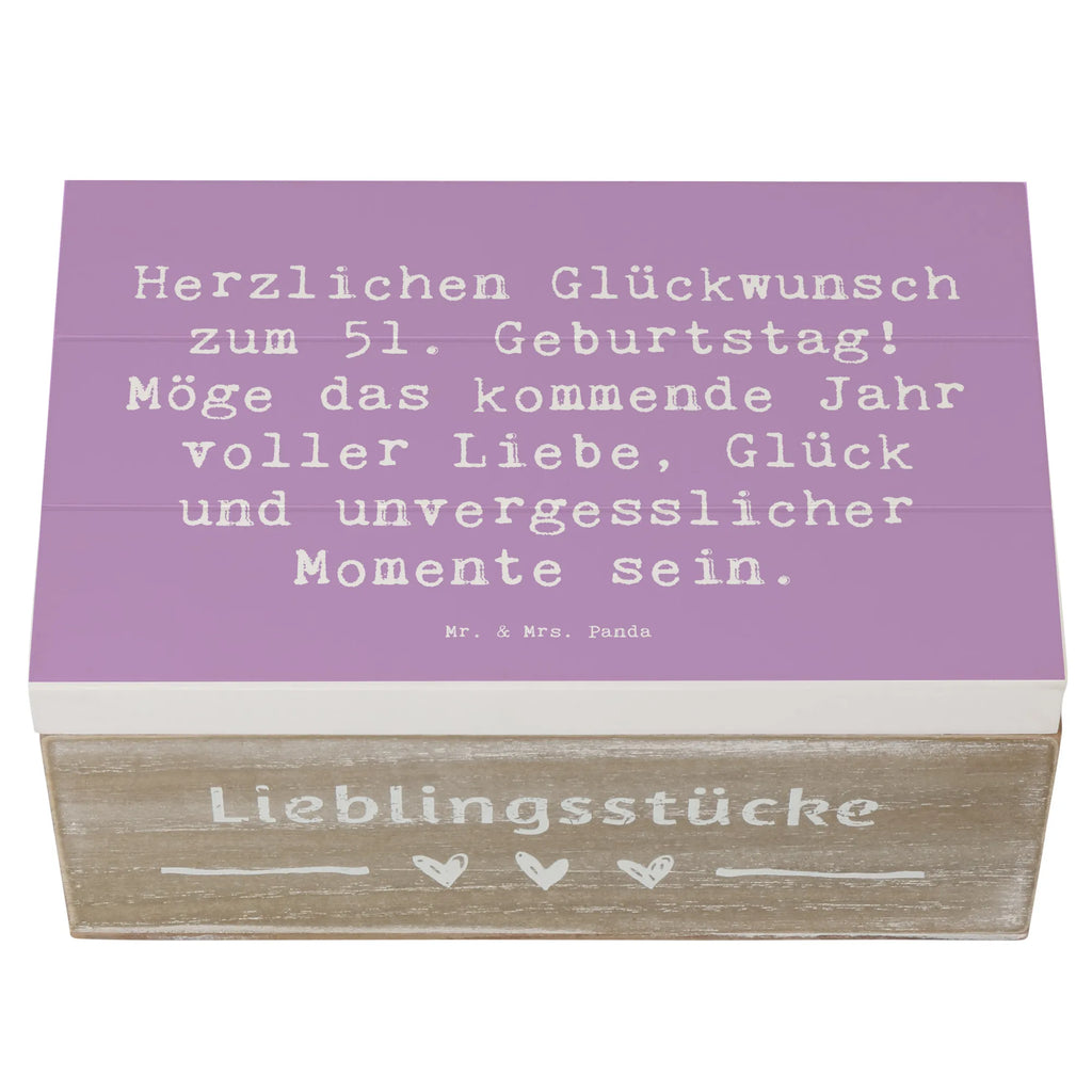 Holzkiste Spruch 51. Geburtstag Holzkiste, Dekokiste, Aufbewahrungsbox, Erinnerungsbox, Kiste, Geschenkdose, Truhe, Schatulle, Erinnerungskiste, Geschenkbox, XXL, Schatzkiste, Geburtstag, Geburtstagsgeschenk, Geschenk
