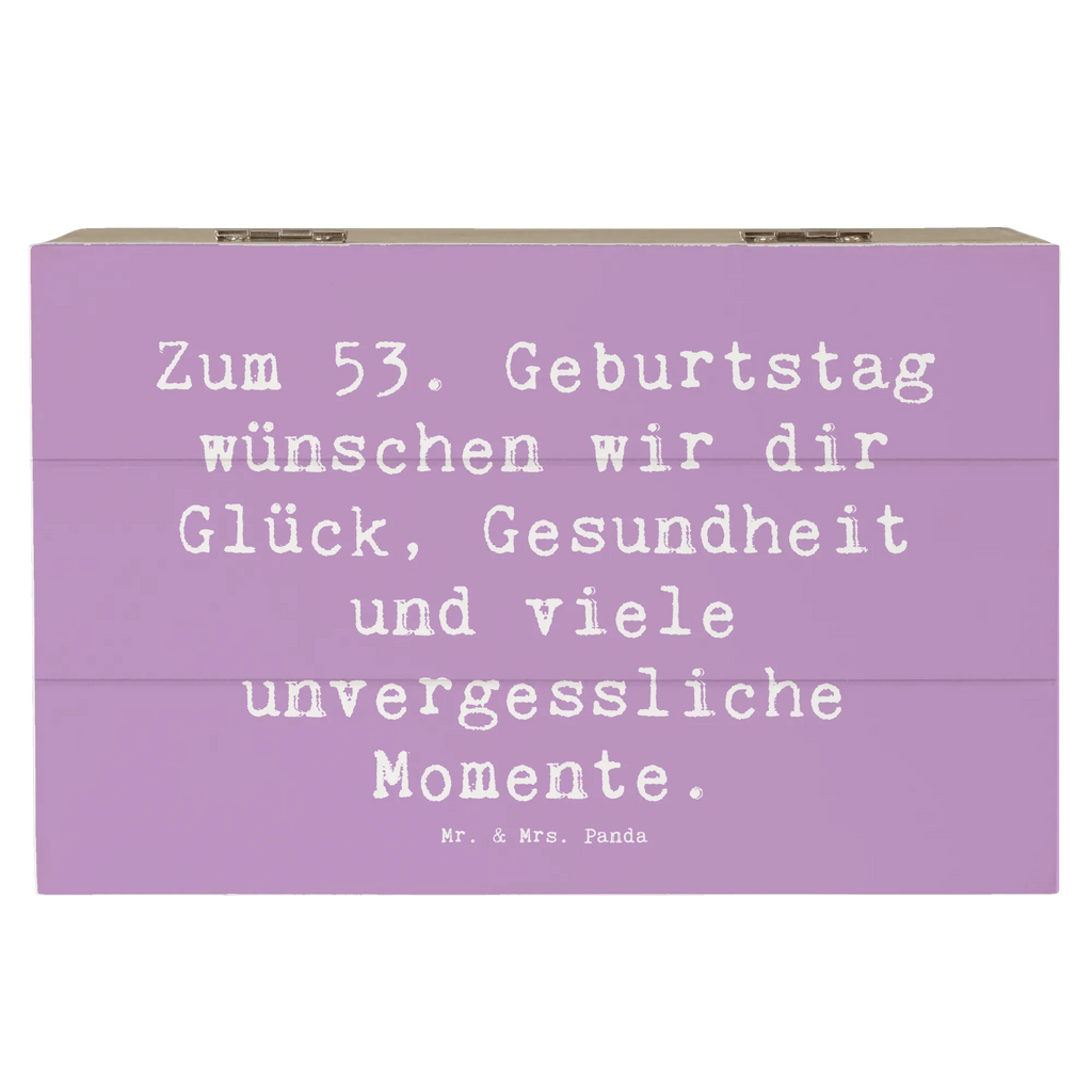 Holzkiste Spruch 53. Geburtstag Glück Holzkiste, Schatzkiste, Geschenkdose, XXL, Truhe, Schatulle, Erinnerungsbox, Kiste, Dekokiste, Geschenkbox, Erinnerungskiste, Aufbewahrungsbox, Geburtstag, Geburtstagsgeschenk, Geschenk