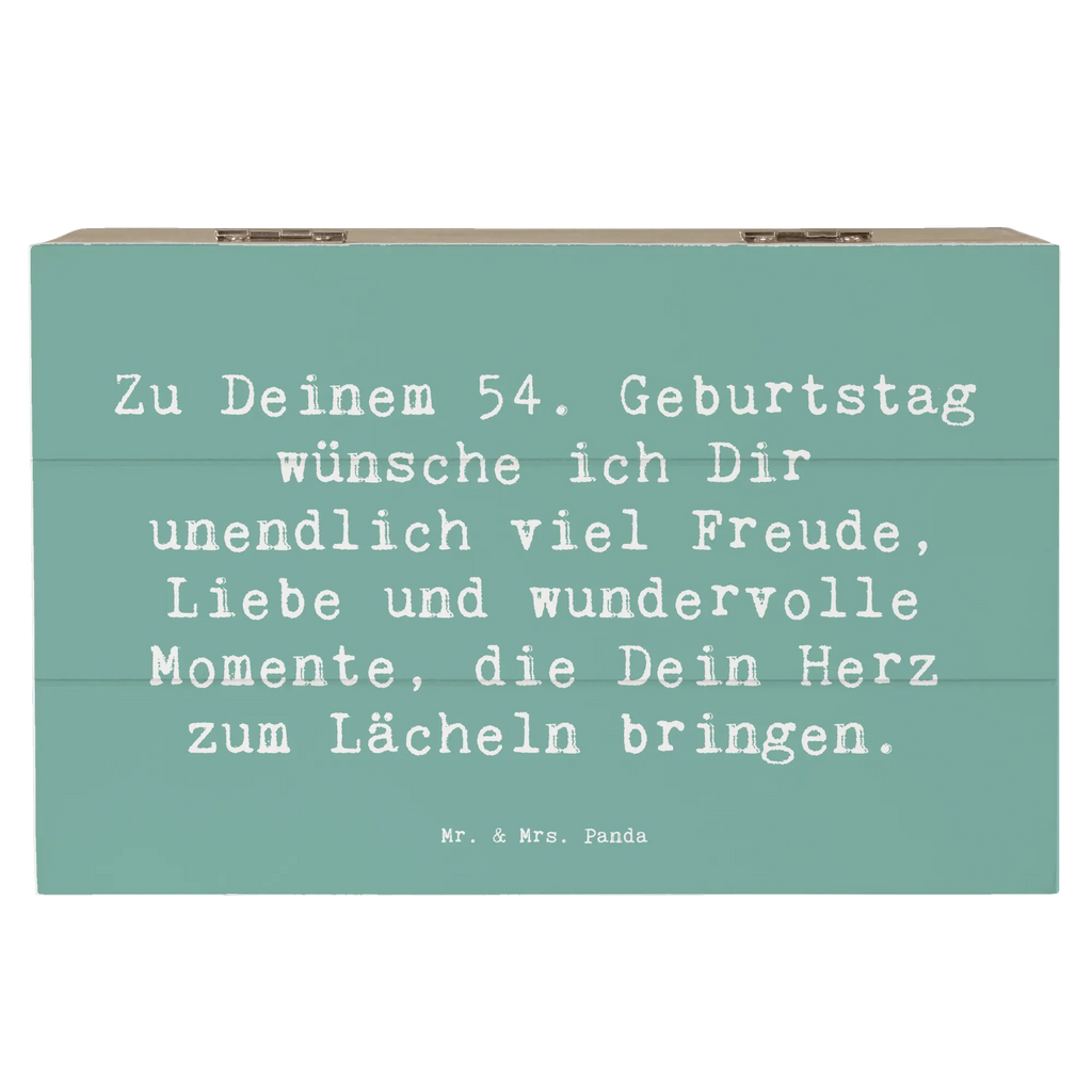 Wooden chest Saying Zu Deinem 54. Geburtstag wünsche ich Dir unendlich viel Freude, Liebe und wundervolle Momente, die Dein Herz zum Lächeln bringen. Kiste, Geschenkbox, Truhe, Geschenkdose, Schatzkiste, Erinnerungsbox, Erinnerungskiste, Holzkiste, Schatulle, XXL, Dekokiste, Aufbewahrungsbox, Geburtstag, Geburtstagsgeschenk, Geschenk
