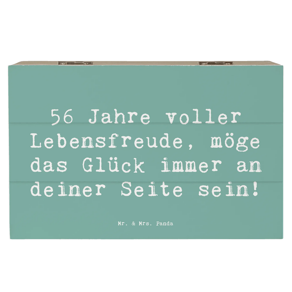 Holzkiste Spruch 56. Geburtstag Kiste, Aufbewahrungsbox, Schatulle, Dekokiste, Erinnerungsbox, Truhe, Geschenkbox, XXL, Schatzkiste, Holzkiste, Geschenkdose, Erinnerungskiste, Geburtstag, Geburtstagsgeschenk, Geschenk