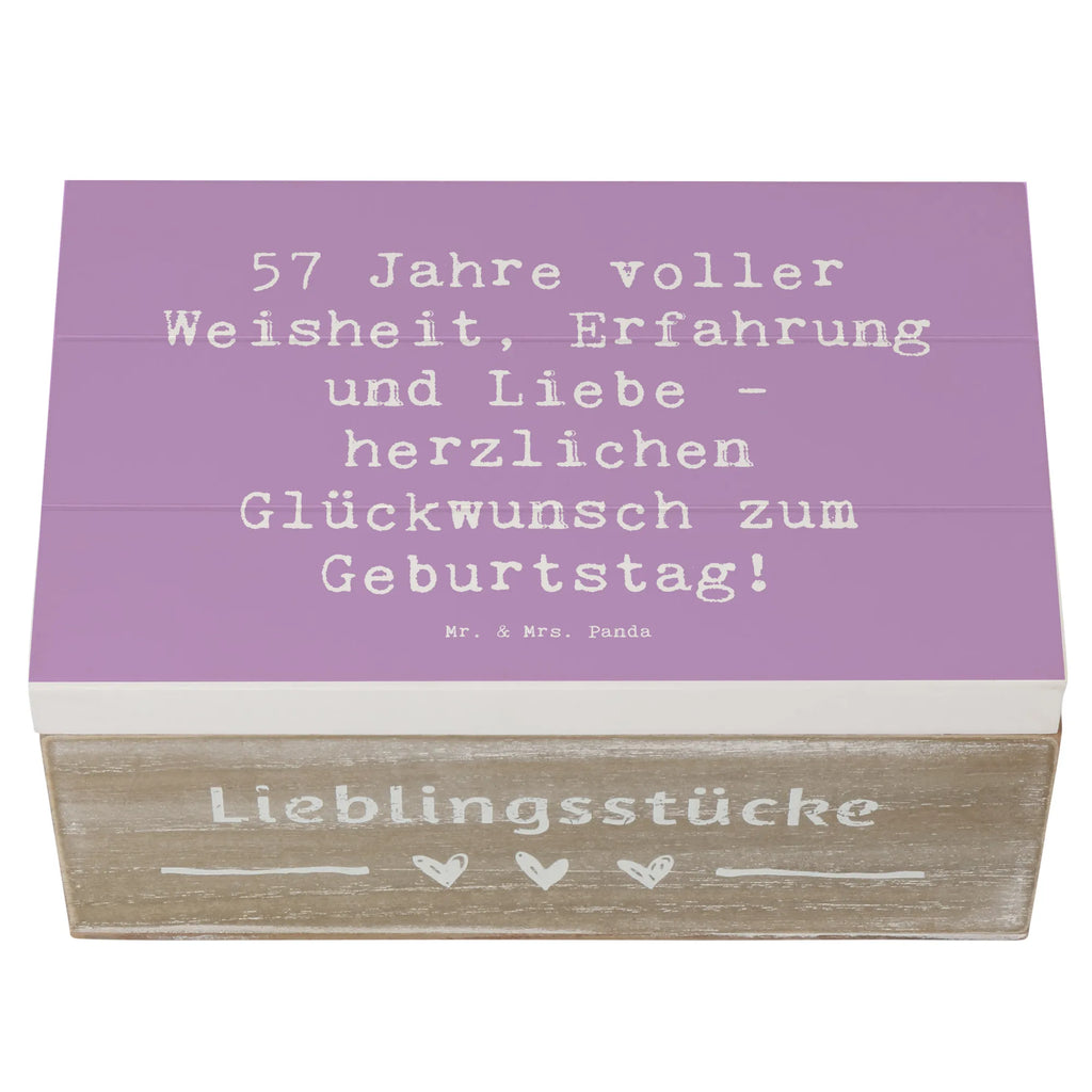 Holzkiste Spruch 57. Geburtstag Erinnerungsbox, Holzkiste, Truhe, Schatulle, Geschenkdose, Schatzkiste, XXL, Kiste, Aufbewahrungsbox, Dekokiste, Erinnerungskiste, Geschenkbox, Geburtstag, Geburtstagsgeschenk, Geschenk