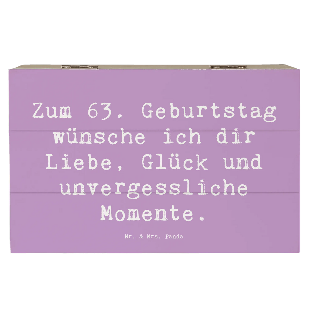 Wooden chest Saying Zum 63. Geburtstag wünsche ich dir Liebe, Glück und unvergessliche Momente. Geschenkdose, Aufbewahrungsbox, Truhe, Erinnerungsbox, Erinnerungskiste, Geschenkbox, Schatulle, Holzkiste, XXL, Schatzkiste, Dekokiste, Kiste, Geburtstag, Geburtstagsgeschenk, Geschenk