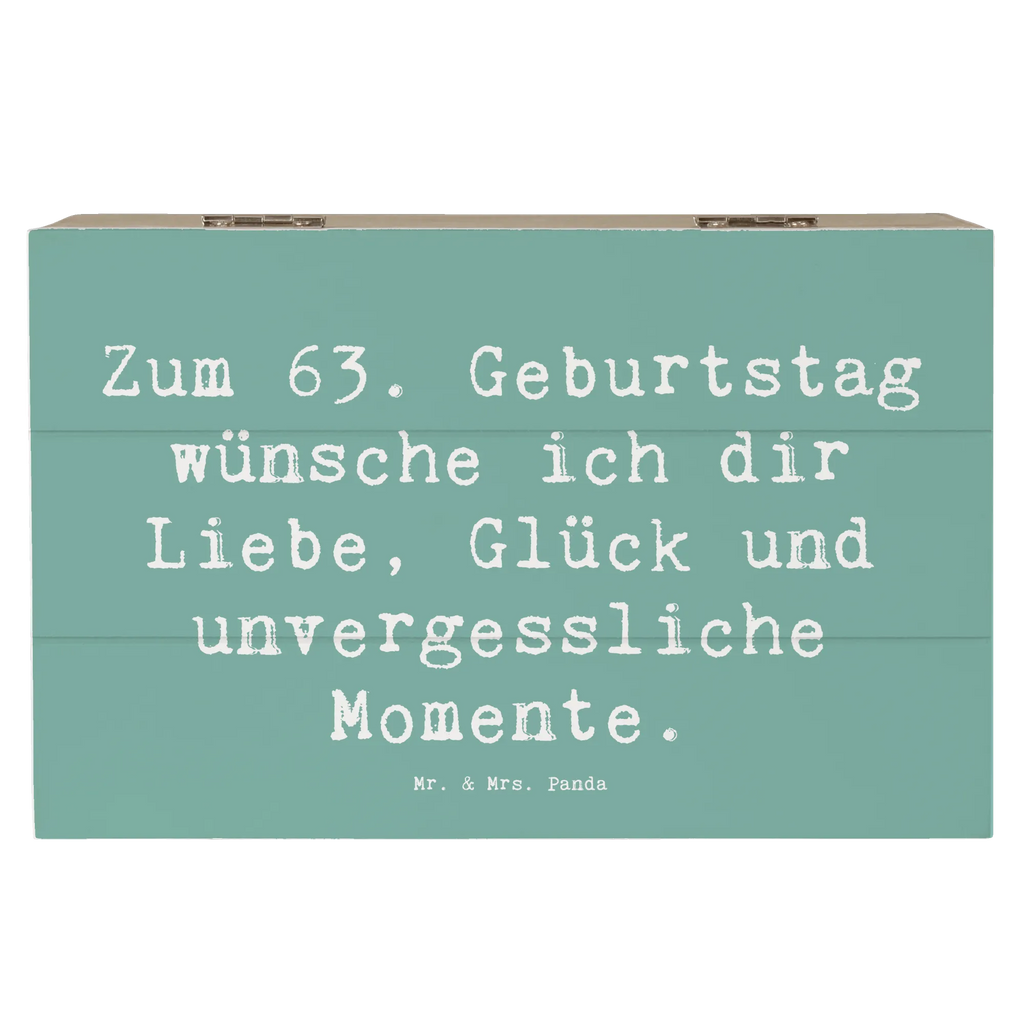 Wooden chest Saying Zum 63. Geburtstag wünsche ich dir Liebe, Glück und unvergessliche Momente. Geschenkdose, Aufbewahrungsbox, Truhe, Erinnerungsbox, Erinnerungskiste, Geschenkbox, Schatulle, Holzkiste, XXL, Schatzkiste, Dekokiste, Kiste, Geburtstag, Geburtstagsgeschenk, Geschenk