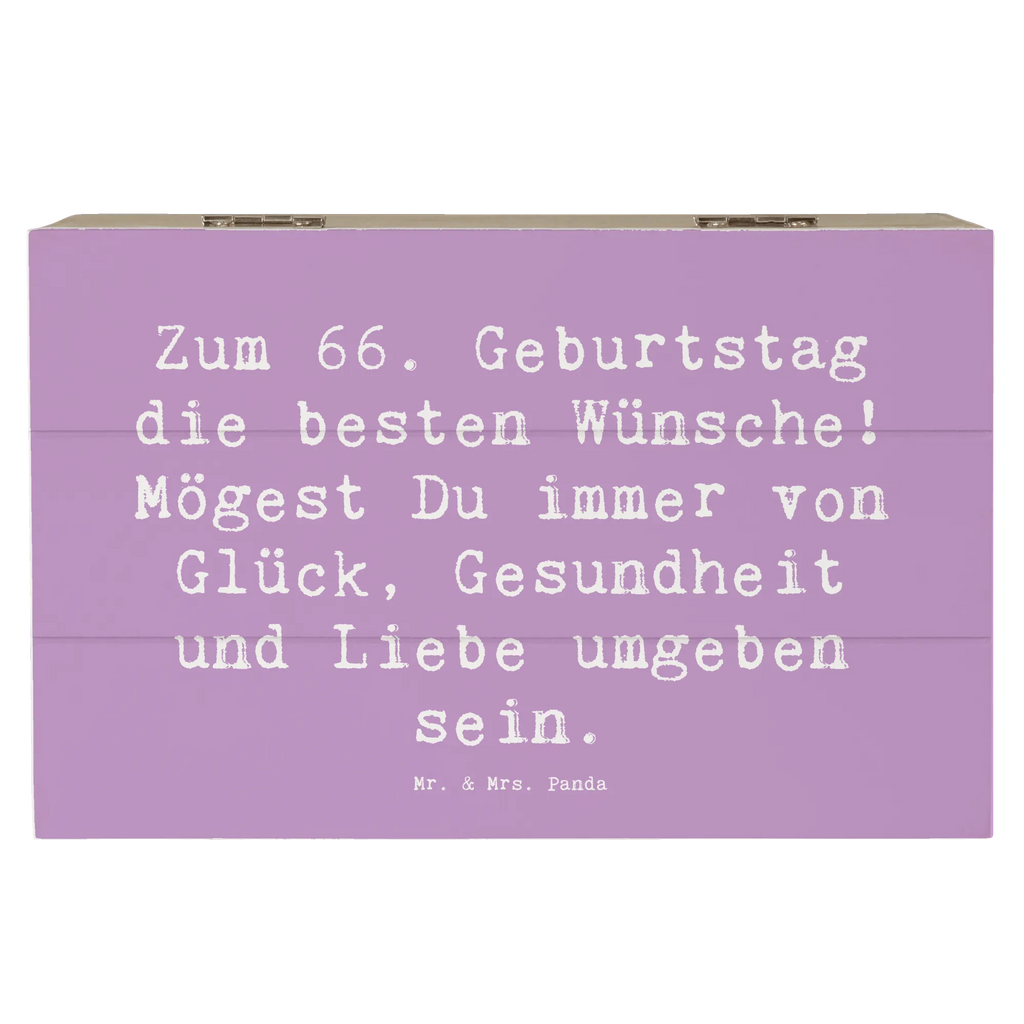 Holzkiste Spruch 66. Geburtstag XXL, Erinnerungsbox, Dekokiste, Kiste, Schatulle, Geschenkbox, Holzkiste, Truhe, Aufbewahrungsbox, Schatzkiste, Erinnerungskiste, Geschenkdose, Geburtstag, Geburtstagsgeschenk, Geschenk