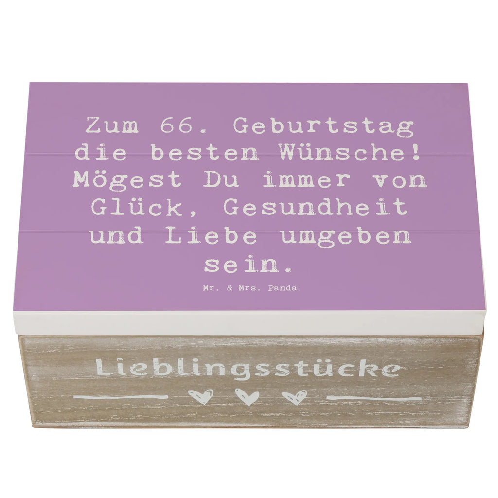 Holzkiste Spruch 66. Geburtstag XXL, Erinnerungsbox, Dekokiste, Kiste, Schatulle, Geschenkbox, Holzkiste, Truhe, Aufbewahrungsbox, Schatzkiste, Erinnerungskiste, Geschenkdose, Geburtstag, Geburtstagsgeschenk, Geschenk