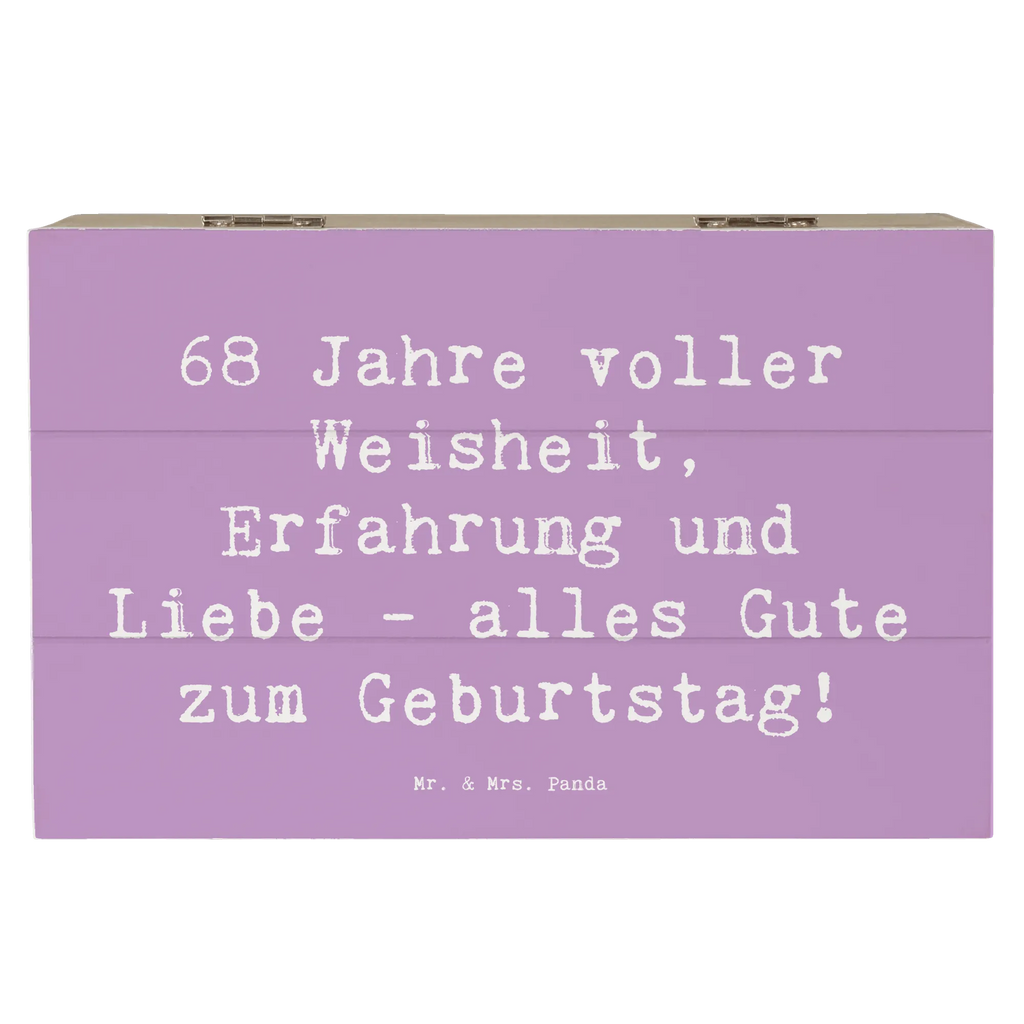 Holzkiste Spruch 68. Geburtstag Holzkiste, Schatulle, Aufbewahrungsbox, Geschenkdose, Erinnerungskiste, Erinnerungsbox, Dekokiste, Schatzkiste, Geschenkbox, Truhe, Kiste, XXL, Geburtstag, Geburtstagsgeschenk, Geschenk