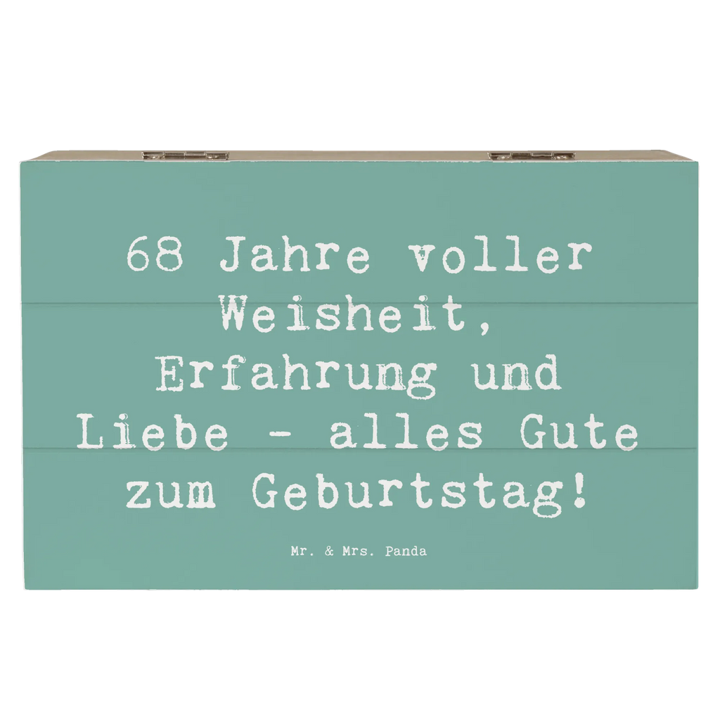Holzkiste Spruch 68. Geburtstag Holzkiste, Schatulle, Aufbewahrungsbox, Geschenkdose, Erinnerungskiste, Erinnerungsbox, Dekokiste, Schatzkiste, Geschenkbox, Truhe, Kiste, XXL, Geburtstag, Geburtstagsgeschenk, Geschenk