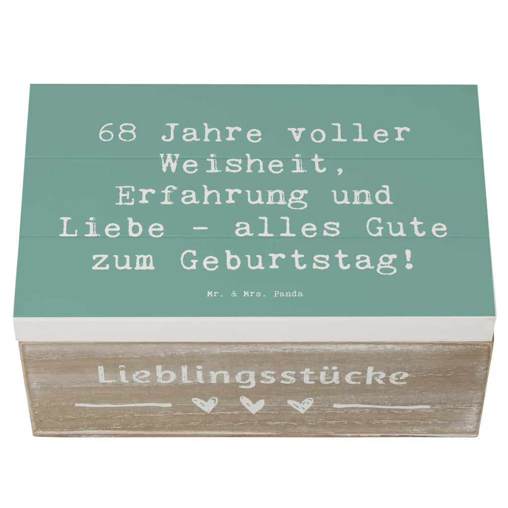 Holzkiste Spruch 68. Geburtstag Holzkiste, Schatulle, Aufbewahrungsbox, Geschenkdose, Erinnerungskiste, Erinnerungsbox, Dekokiste, Schatzkiste, Geschenkbox, Truhe, Kiste, XXL, Geburtstag, Geburtstagsgeschenk, Geschenk
