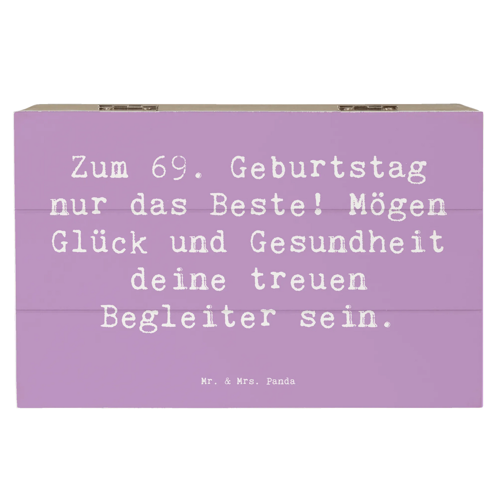 Holzkiste Spruch 69. Geburtstag Glück Schatzkiste, Schatulle, Truhe, Geschenkdose, Erinnerungsbox, Aufbewahrungsbox, Geschenkbox, XXL, Erinnerungskiste, Holzkiste, Kiste, Dekokiste, Geburtstag, Geburtstagsgeschenk, Geschenk