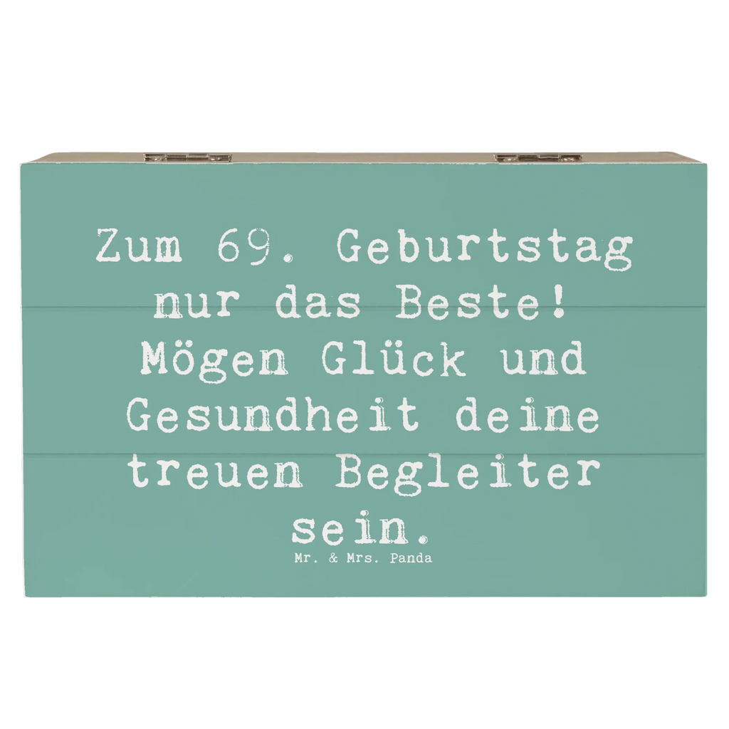 Holzkiste Spruch 69. Geburtstag Glück Schatzkiste, Schatulle, Truhe, Geschenkdose, Erinnerungsbox, Aufbewahrungsbox, Geschenkbox, XXL, Erinnerungskiste, Holzkiste, Kiste, Dekokiste, Geburtstag, Geburtstagsgeschenk, Geschenk