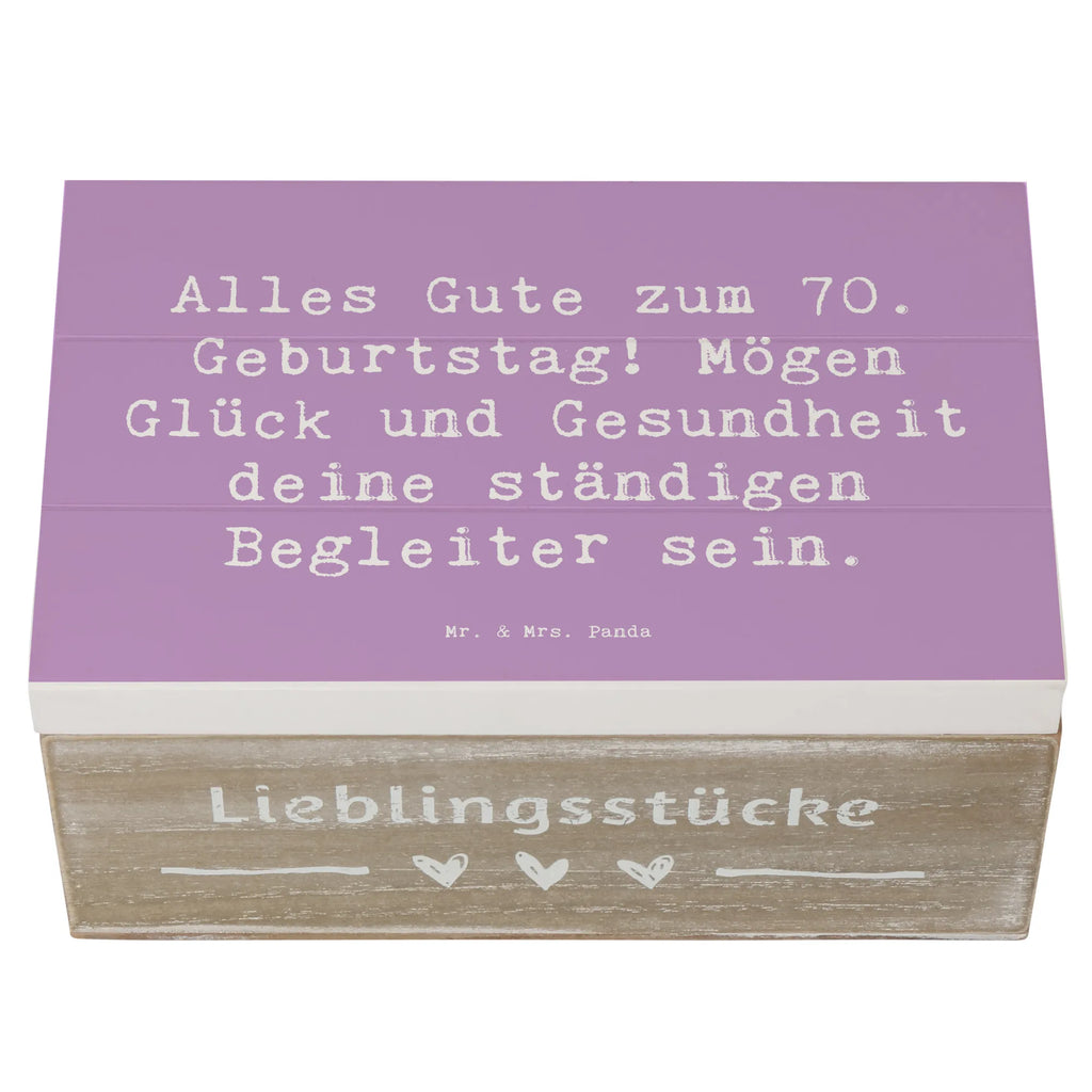 Holzkiste Spruch 70. Geburtstag Glück und Gesundheit Truhe, Dekokiste, Kiste, Aufbewahrungsbox, Erinnerungsbox, Schatzkiste, Geschenkdose, XXL, Schatulle, Holzkiste, Erinnerungskiste, Geschenkbox, Geburtstag, Geburtstagsgeschenk, Geschenk