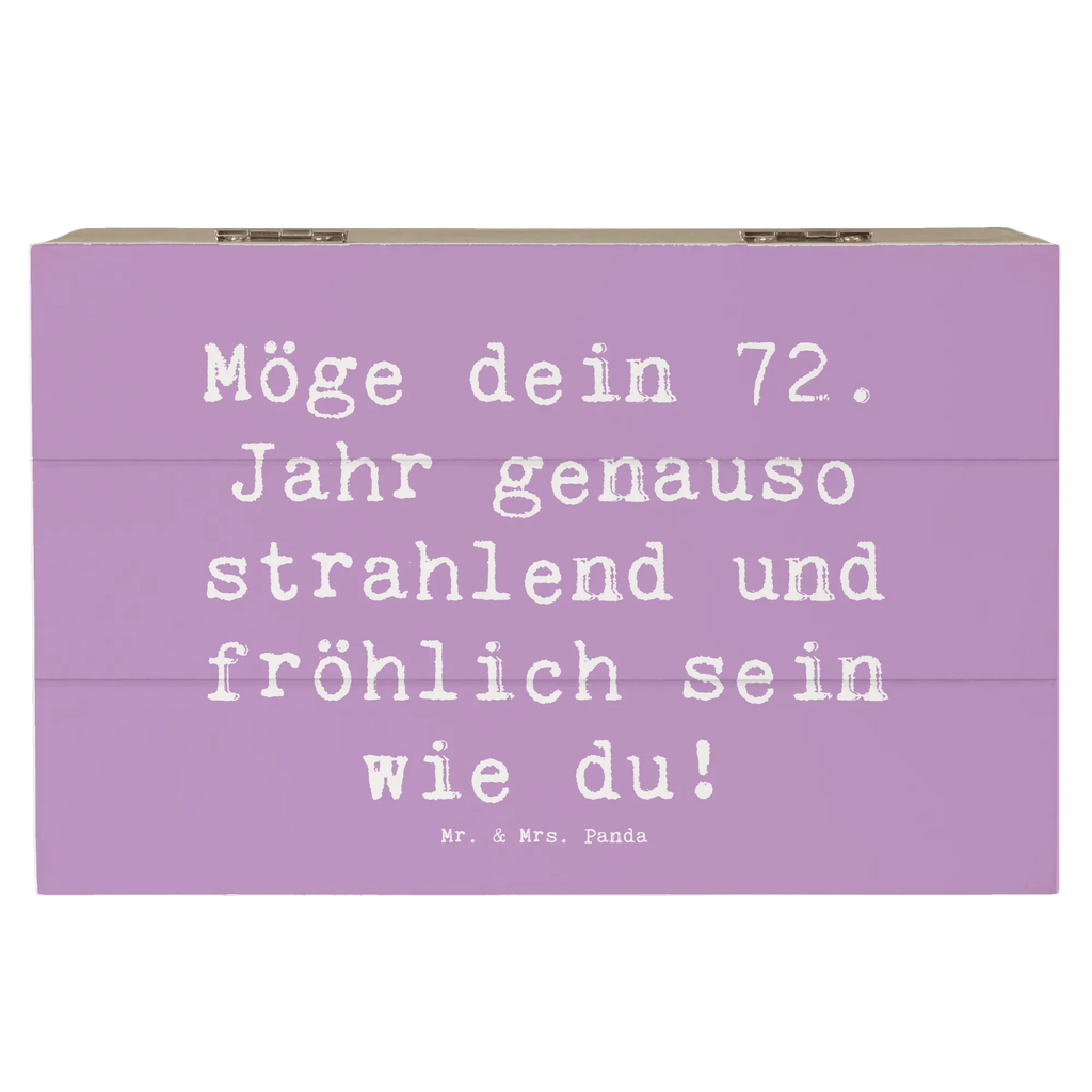 Holzkiste Spruch 72. Geburtstag Freude Glanz Schatzkiste, Schatulle, Erinnerungsbox, XXL, Aufbewahrungsbox, Truhe, Dekokiste, Holzkiste, Erinnerungskiste, Kiste, Geschenkbox, Geschenkdose, Geburtstag, Geburtstagsgeschenk, Geschenk