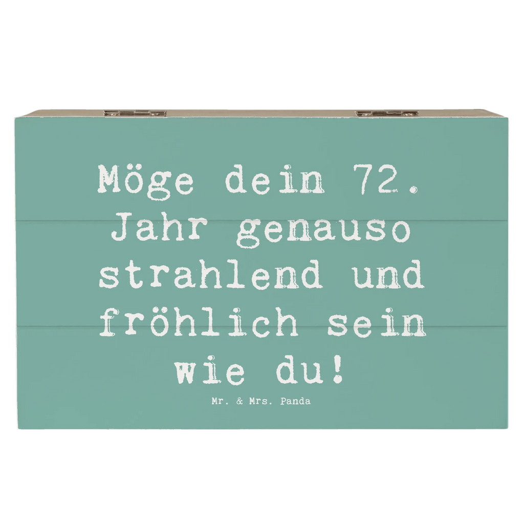 Holzkiste Spruch 72. Geburtstag Freude Glanz Schatzkiste, Schatulle, Erinnerungsbox, XXL, Aufbewahrungsbox, Truhe, Dekokiste, Holzkiste, Erinnerungskiste, Kiste, Geschenkbox, Geschenkdose, Geburtstag, Geburtstagsgeschenk, Geschenk
