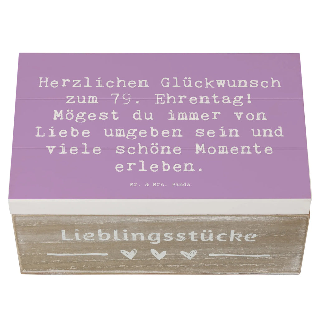 Holzkiste Spruch 79. Geburtstag Glückwünsche Schatulle, Holzkiste, Schatzkiste, Geschenkdose, XXL, Erinnerungsbox, Geschenkbox, Erinnerungskiste, Kiste, Dekokiste, Aufbewahrungsbox, Truhe, Geburtstag, Geburtstagsgeschenk, Geschenk