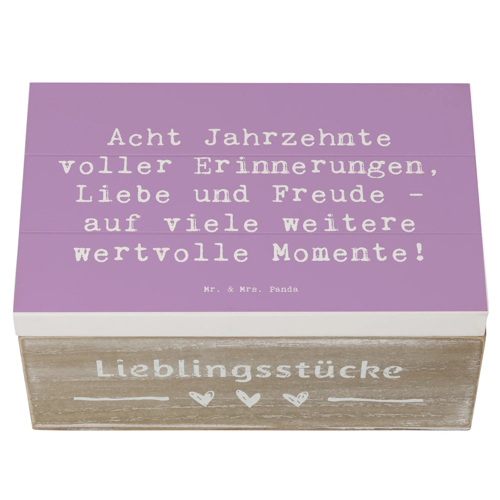 Holzkiste Spruch 80. Geburtstag Erinnerungen XXL, Truhe, Erinnerungsbox, Aufbewahrungsbox, Geschenkbox, Schatulle, Schatzkiste, Holzkiste, Kiste, Geschenkdose, Erinnerungskiste, Dekokiste, Geburtstag, Geburtstagsgeschenk, Geschenk