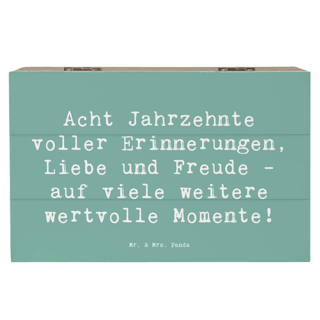 Holzkiste Spruch 80. Geburtstag Erinnerungen XXL, Truhe, Erinnerungsbox, Aufbewahrungsbox, Geschenkbox, Schatulle, Schatzkiste, Holzkiste, Kiste, Geschenkdose, Erinnerungskiste, Dekokiste, Geburtstag, Geburtstagsgeschenk, Geschenk