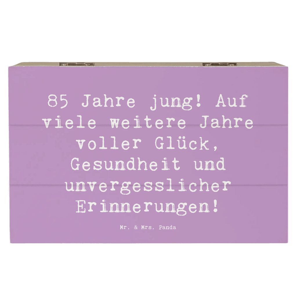 Holzkiste Spruch 85. Geburtstag Freude Erinnerungsbox, Geschenkbox, Kiste, Aufbewahrungsbox, Geschenkdose, XXL, Truhe, Dekokiste, Holzkiste, Erinnerungskiste, Schatulle, Schatzkiste, Geburtstag, Geburtstagsgeschenk, Geschenk
