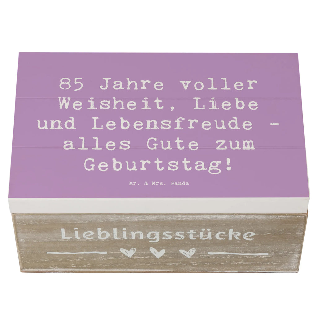 Holzkiste Spruch 85. Geburtstag Weise Schatulle, Geschenkbox, Dekokiste, Erinnerungsbox, Geschenkdose, XXL, Aufbewahrungsbox, Erinnerungskiste, Truhe, Kiste, Holzkiste, Schatzkiste, Geburtstag, Geburtstagsgeschenk, Geschenk