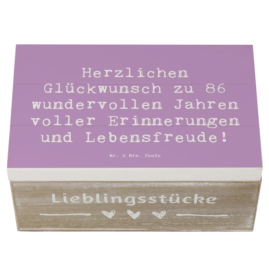 Holzkiste Spruch 86. Geburtstag Geschenkdose, Holzkiste, Erinnerungsbox, XXL, Aufbewahrungsbox, Schatzkiste, Schatulle, Erinnerungskiste, Truhe, Dekokiste, Kiste, Geschenkbox, Geburtstag, Geburtstagsgeschenk, Geschenk