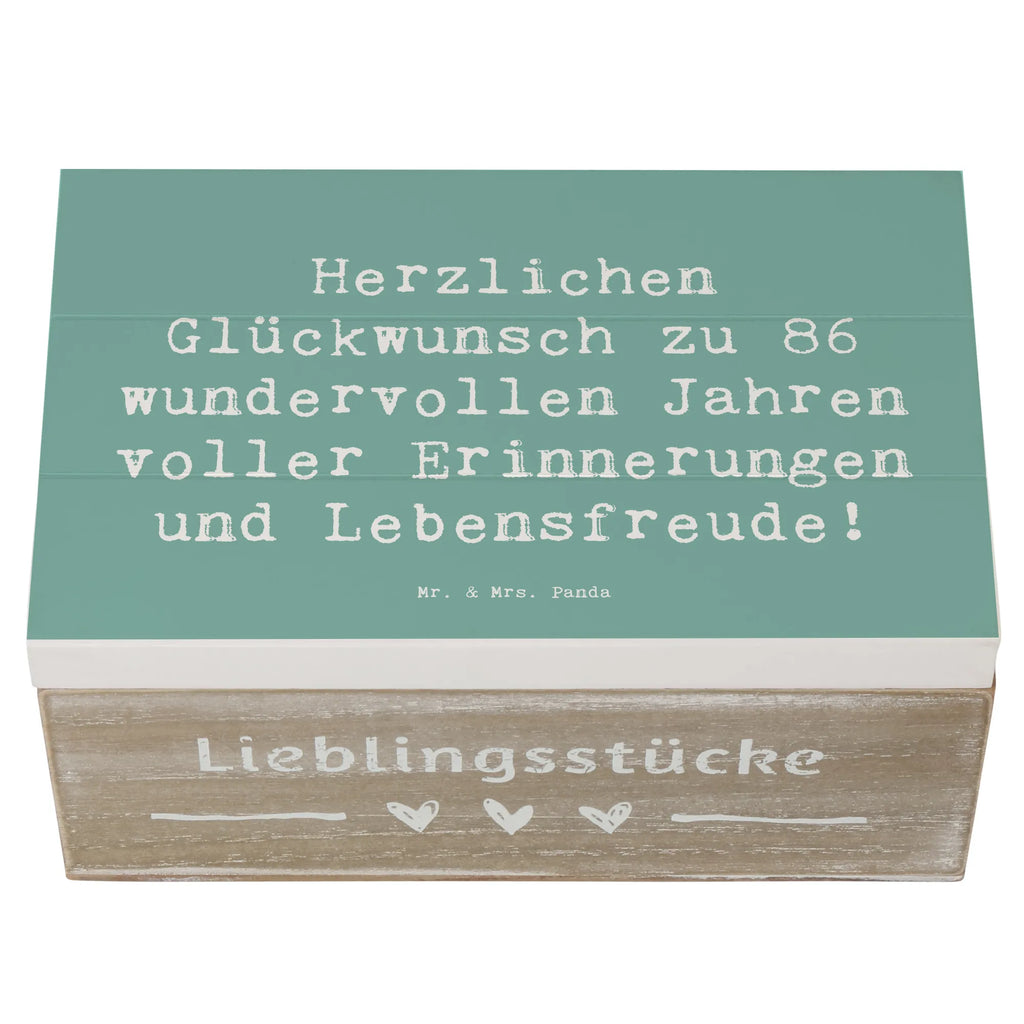 Holzkiste Spruch 86. Geburtstag Geschenkdose, Holzkiste, Erinnerungsbox, XXL, Aufbewahrungsbox, Schatzkiste, Schatulle, Erinnerungskiste, Truhe, Dekokiste, Kiste, Geschenkbox, Geburtstag, Geburtstagsgeschenk, Geschenk