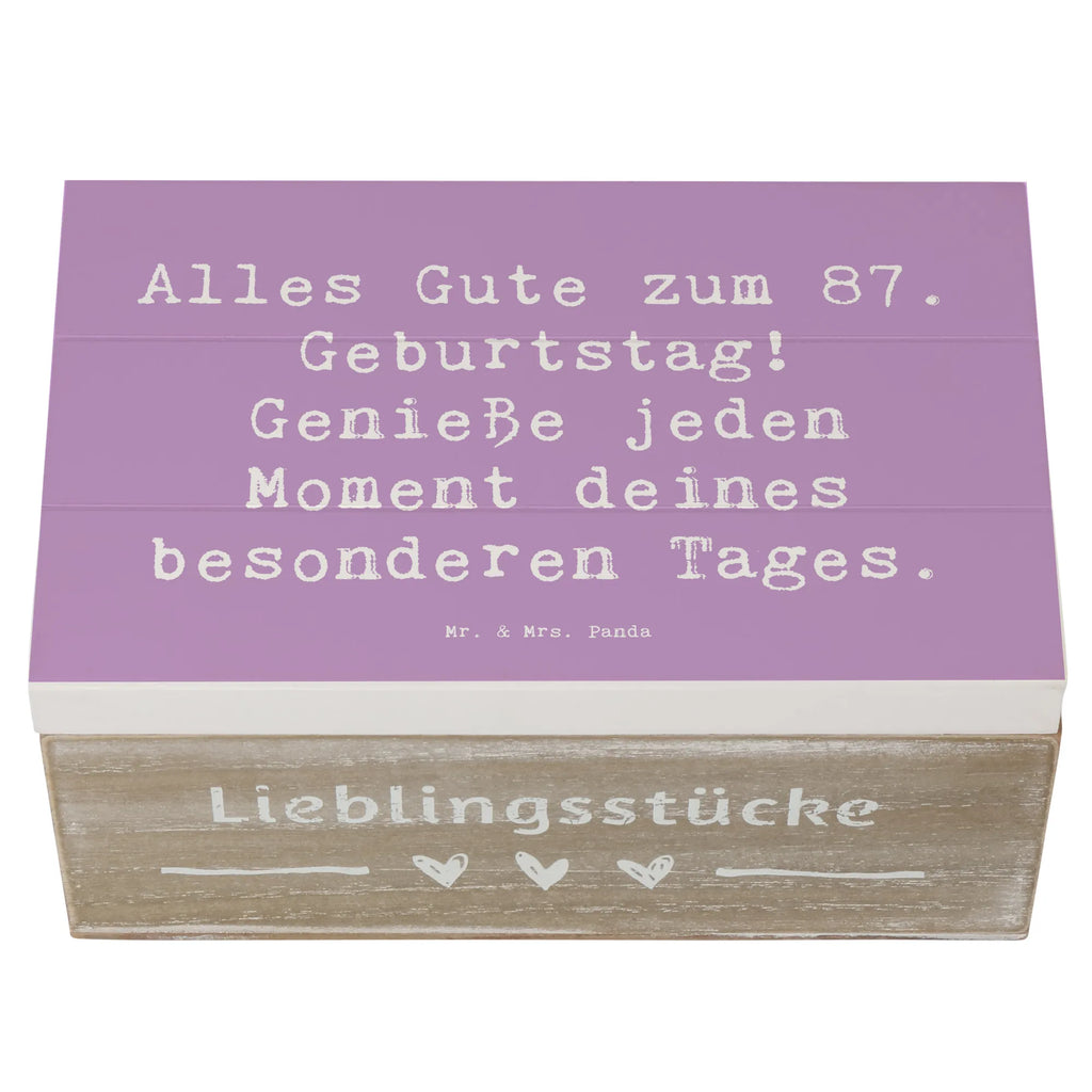 Holzkiste Spruch 87. Geburtstag Truhe, Schatzkiste, XXL, Kiste, Holzkiste, Erinnerungsbox, Schatulle, Geschenkbox, Geschenkdose, Dekokiste, Aufbewahrungsbox, Erinnerungskiste, Geburtstag, Geburtstagsgeschenk, Geschenk