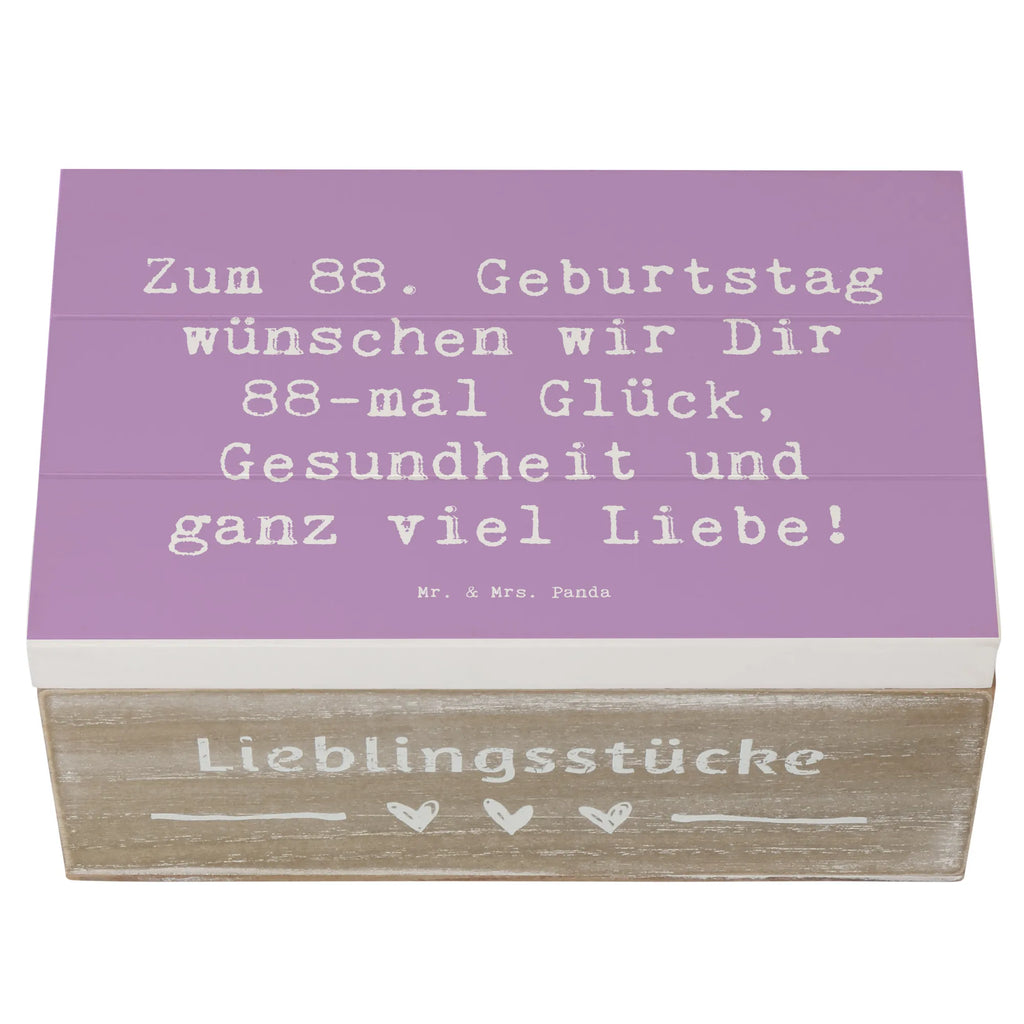 Holzkiste Spruch 88. Geburtstag Glückwünsche Aufbewahrungsbox, Geschenkbox, XXL, Truhe, Kiste, Holzkiste, Geschenkdose, Erinnerungskiste, Schatzkiste, Dekokiste, Erinnerungsbox, Schatulle, Geburtstag, Geburtstagsgeschenk, Geschenk