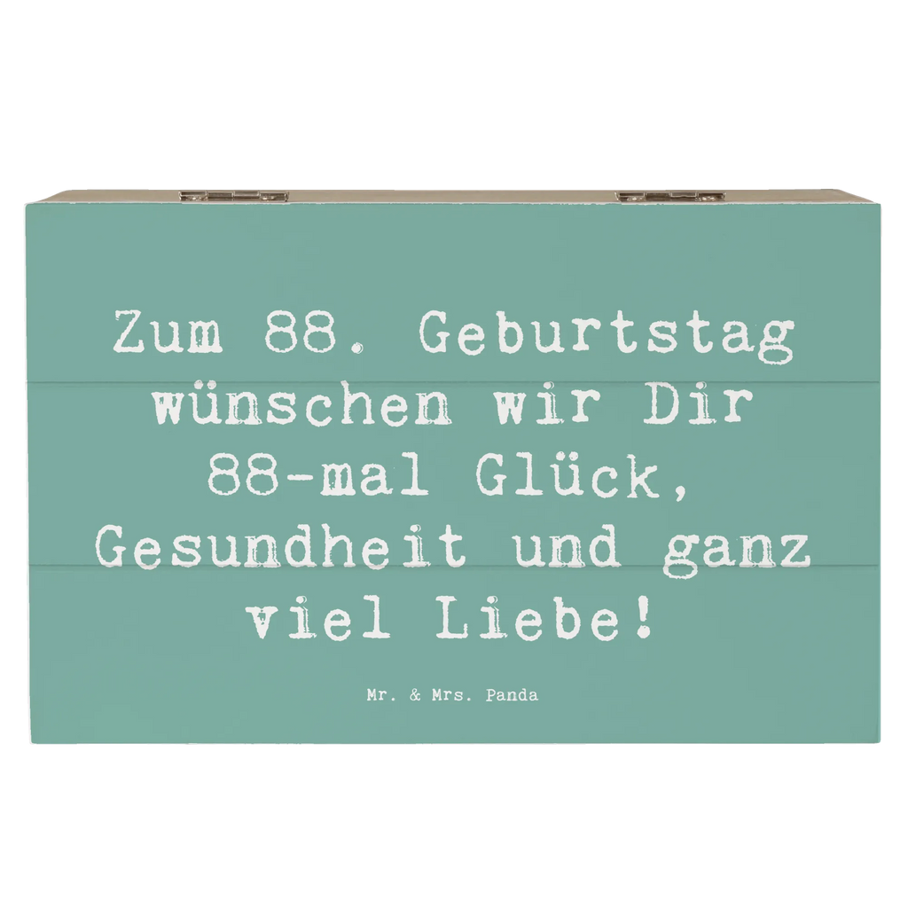 Holzkiste Spruch 88. Geburtstag Glückwünsche Aufbewahrungsbox, Geschenkbox, XXL, Truhe, Kiste, Holzkiste, Geschenkdose, Erinnerungskiste, Schatzkiste, Dekokiste, Erinnerungsbox, Schatulle, Geburtstag, Geburtstagsgeschenk, Geschenk