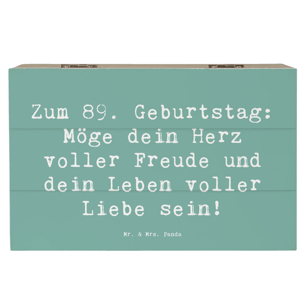 Holzkiste Spruch 89. Geburtstag Freude Kiste, Aufbewahrungsbox, Erinnerungskiste, Dekokiste, XXL, Holzkiste, Geschenkdose, Truhe, Schatulle, Schatzkiste, Geschenkbox, Erinnerungsbox, Geburtstag, Geburtstagsgeschenk, Geschenk