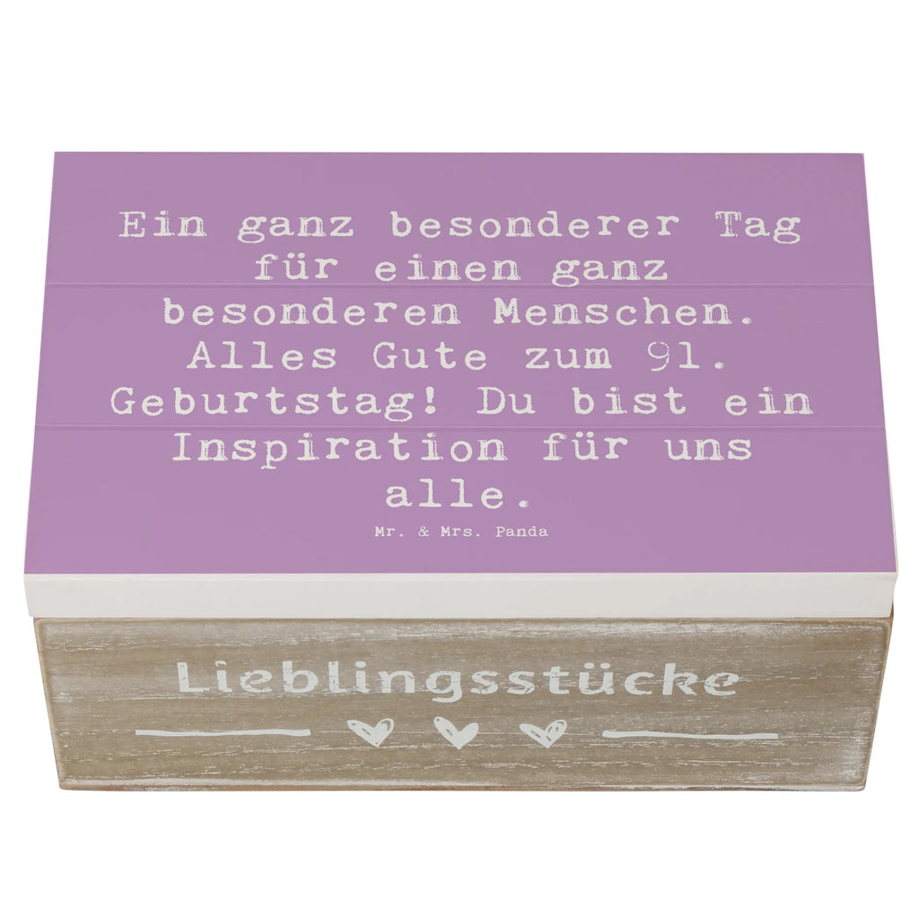 Holzkiste Spruch 91. Geburtstag Geschenkdose, Kiste, XXL, Dekokiste, Erinnerungsbox, Holzkiste, Erinnerungskiste, Truhe, Aufbewahrungsbox, Schatulle, Schatzkiste, Geschenkbox, Geburtstag, Geburtstagsgeschenk, Geschenk